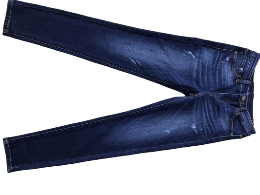 Indigo Blue High Stretch Slub Denim Fabric Cho quần jean
