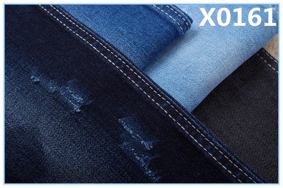 Indigo Blue High Stretch Slub Denim Fabric Cho quần jean