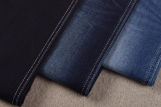 Vải đan giả Cotton Polyester Rayon Spandex Terry Denim cho quần jean