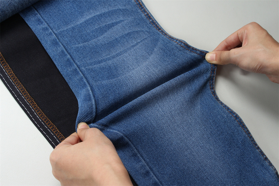 Vải Denim có độ đàn hồi cao phù hợp với phụ nữ 11.4 oz Trọng lượng trung bình TR Vật liệu Denim với đặc tính slub