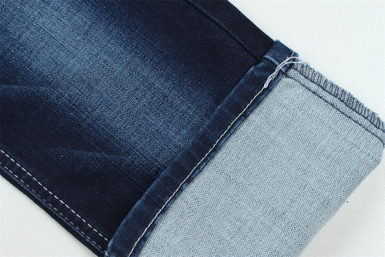 10 Một lần Dobby Cotton Polyester Spandex Stretchy Jacquard Denim Fabric Cho quần jean