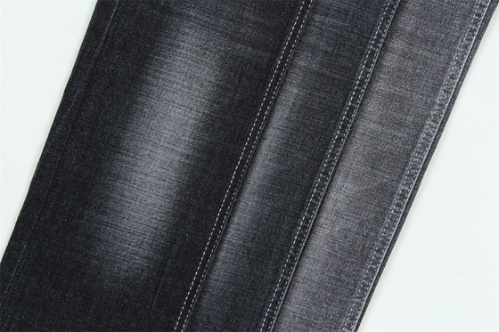 190 Cm Ring Slub Sulphur Black Stretch Denim Fabric Cho Đàn ông Jeans
