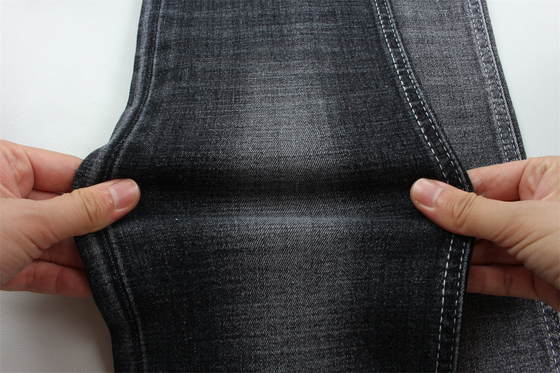 190 Cm Ring Slub Sulphur Black Stretch Denim Fabric Cho Đàn ông Jeans