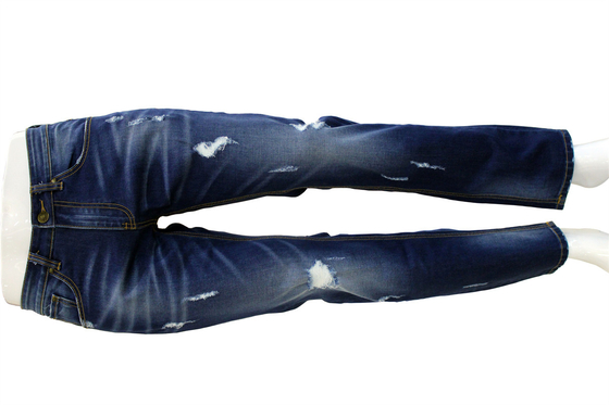 Cotton Ployester Rayon Elastane Stretch Denim Fabric Đối với nam giới Jeans