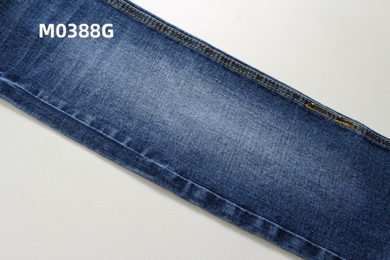 11.5 oz màu xanh đậm và crossshatch slub vải quần jean denim hoàn thiện bình thường