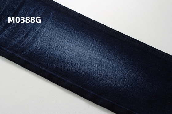 11.5 oz màu xanh đậm và crossshatch slub vải quần jean denim hoàn thiện bình thường