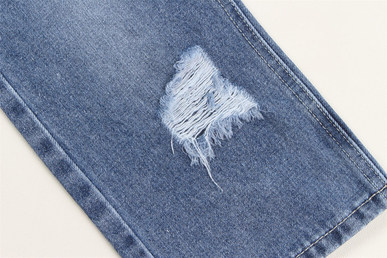 190cm Indigo Blue Cotton Polyester Rigid Denim Fabric Cho quần jean