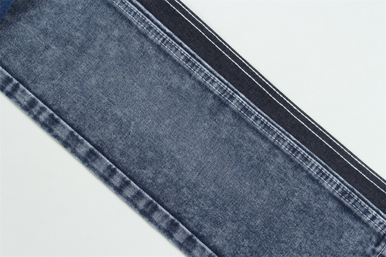 12.1 Oz Tạo một hàng rào 3x1 tay phải với một bề mặt kết cấu phong phú Cotton Polyester Spandex Textile Jeans TR Denim Fabrics