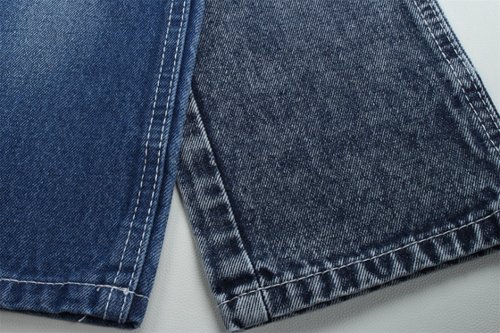 Ít hơn 2 đô la 12 ounces 190cm Indigo Cotton Polyester Dệt Denim cứng cho quần jean