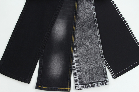 10 ounces đen đen Good Stretch Denim Fabric Cho Jeans