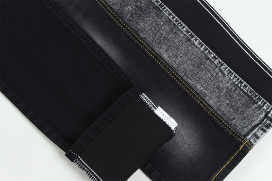 10 ounces đen đen Good Stretch Denim Fabric Cho Jeans