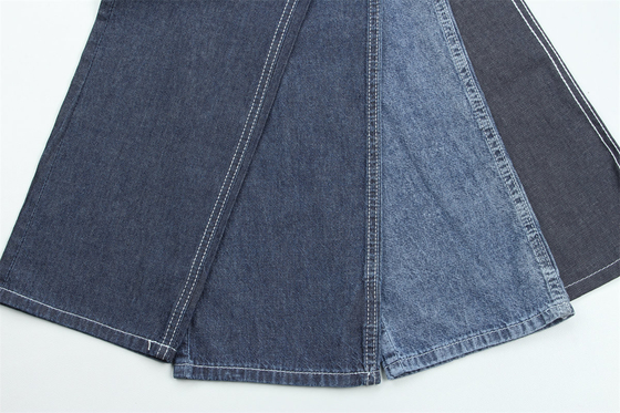 Tải Denim siêu mềm giá cả phải chăng trong vải màu xanh đậm 3/1 Tay phải Twill