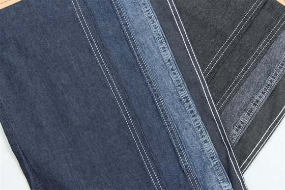 Tải Denim siêu mềm giá cả phải chăng trong vải màu xanh đậm 3/1 Tay phải Twill