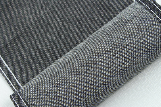 5 ounces 100% Cotton Màu đen Dĩ An Jeans vải cho áo sơ mi