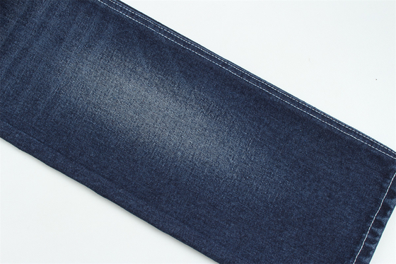 Vải denim sợi tái chế trong một màu xanh rất sâu 11,5 oz độ đàn hồi cao