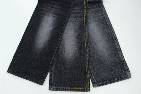 100% Cotton 12 Once Virgin Cotton Rigid Denim Fabric Cho Jeans Đen tối