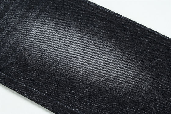 100% Cotton 12 Once Virgin Cotton Rigid Denim Fabric Cho Jeans Đen tối