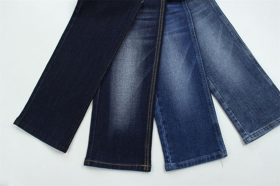 10oz đặc biệt dệt denim với Warp slub nặng cho nam giới quần jean bông polyester spandex denim vải Trung Quốc nhà máy