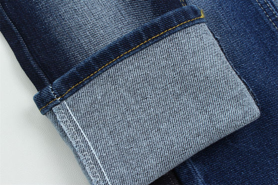 10oz đặc biệt dệt denim với Warp slub nặng cho nam giới quần jean bông polyester spandex denim vải Trung Quốc nhà máy