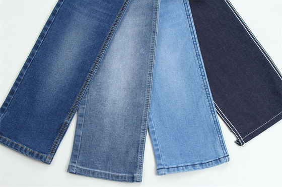 Jacquard Stretch Denim 11 oncez Full Lycra Dobby Denim Fabric Cho quần jean