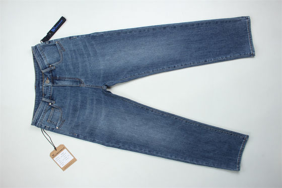 11 ounce Jacquard Full Lycra Dobby Denim Fabric cho quần jean