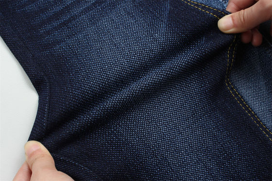 Vải denim jacquard co giãn cao Full Lycra Dobby cho quần jean Khổ 58/59"