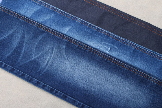 Vải denim Lycra Slub màu xanh đậm cho quần jean trẻ em và phụ nữ