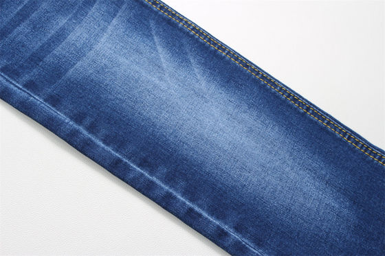 Dark Blue Stock Full Lycra Denim Fabric for Lady Jeans Sử dụng váy