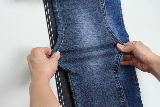 Vải denim co giãn siêu cao 10 Oz crosshatch slub cross slub dùng cho quần jean nam hoặc quần jean nữ kiểu dáng Nam Mỹ