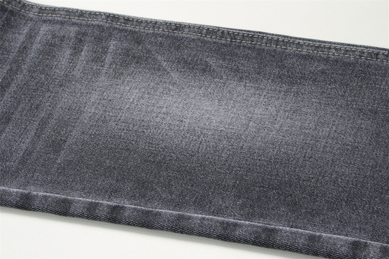 Vải denim đen 10.5oz cứng 100% cotton mặt sau đen và đen cho kiểu quần jean phong cách bạn trai, mềm mại cho phụ nữ