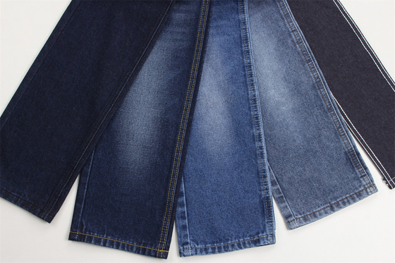 Vải denim Super Blue 10 oz cứng 100% cotton cho kiểu dáng quần jean Boy Friend, mềm mại, quần jean nữ mùa hè đang giảm giá