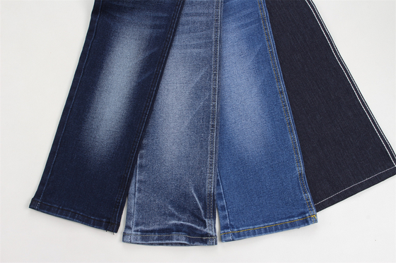 Vải denim co giãn 10.5oz 66% Cotton 32.5% Polyester 1.5% Spandex