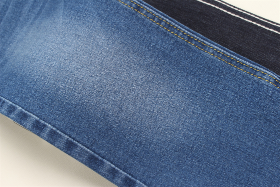Vải denim co giãn 10.5oz 66% Cotton 32.5% Polyester 1.5% Spandex