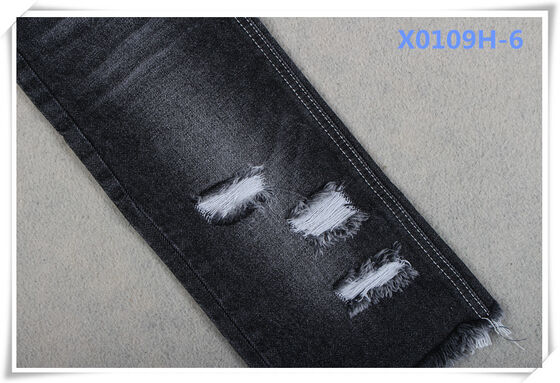 Vải denim 100% cotton kiểu boyfriend màu đen để may quần jean