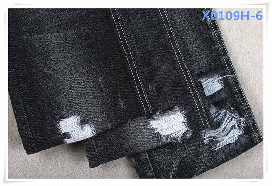 Vải denim 100% cotton kiểu boyfriend màu đen để may quần jean
