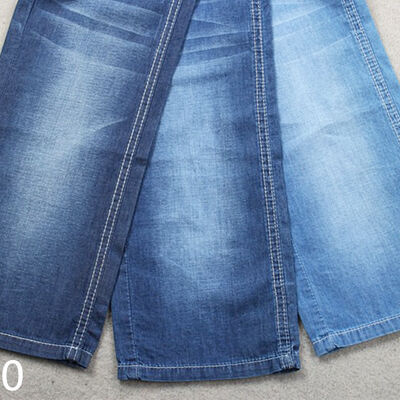 Trọng lượng nhẹ 100% vải bông denim làm cho áo choàng cho phụ nữ / nam