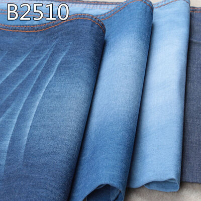 Trọng lượng nhẹ 100% vải bông denim làm cho áo choàng cho phụ nữ / nam