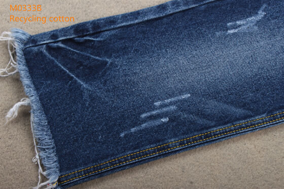 Xu hướng thời trang mới: Vải denim cotton tái chế 12% cotton tái chế và 88% cotton 11 OZ thân thiện với môi trường
