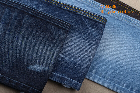 Xu hướng thời trang mới: Vải denim cotton tái chế 12% cotton tái chế và 88% cotton 11 OZ thân thiện với môi trường