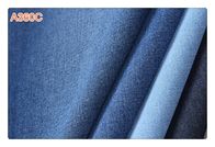 8 OZ Sanforized 90% cotton 10% Polyester Vải denim co giãn màu xanh nhạt
