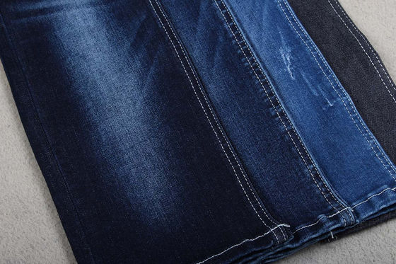 10oz 2% High Stretch Denim Fabric Slub Dark Blue 3/1 Tay phải Twill Weave
