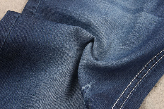 Tay Mềm Màu Xanh Chàm 4,5oz 100 Cotton Vải Denim Chất Liệu Áo Sơ Mi denim