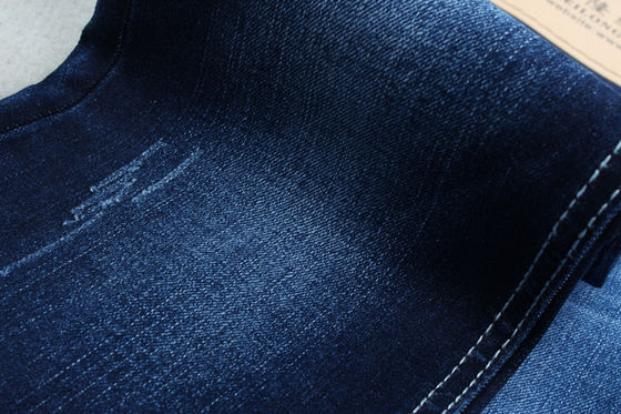 Indigo Blue Jeans Denim Vải cotton Poly Spandex cho nhà máy may mặc