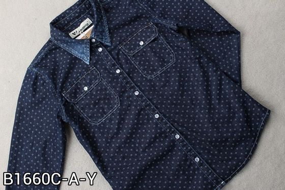 5.7oz Lightweight Shirt Flower Floral Denim Fabric Thin Printed Denim Fabric