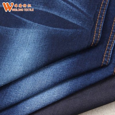 Giá tốt Chất liệu bông Tencle Vải denim Màu xanh đậm đậm trực tuyến