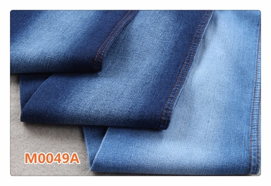 Vải jean cotton Elastane màu xanh chàm Vải denim 9,2 oz