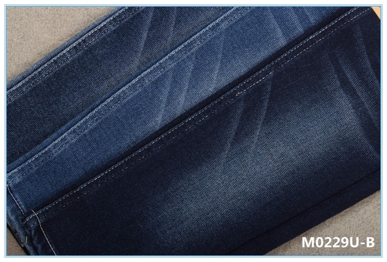 Vải jean denim siêu mềm cảm ứng Lycra Màu xanh đậm
