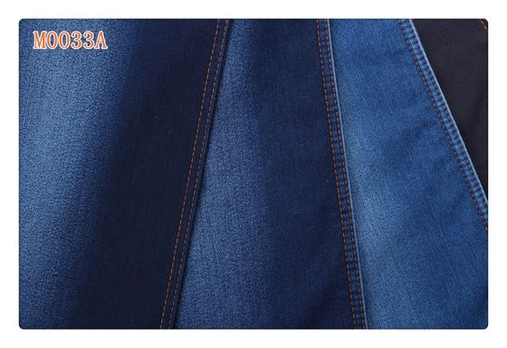 Giá tốt Màu xanh đậm Slub Twill Cotton Polyester Vải denim dệt kim giả trực tuyến