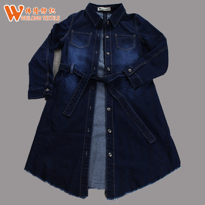 8,5 Oz In hoa vải cotton căng vải denim đầy màu sắc Xanh lam + Xanh đậm + Xanh lam
