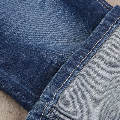 Vải denim co giãn 4 chiều cho quần jean nam hàng hiệu 373gsm